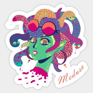 Modern Medusa Sticker